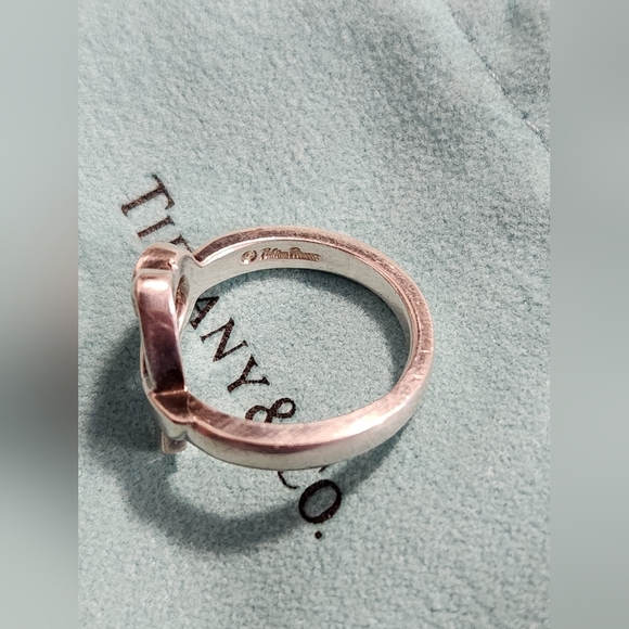 Auth. TIFFANY & CO. Paloma Picasso Loving Heart Size 5.5 - Picture 4 of 6